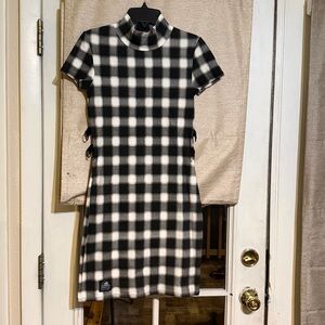 Black and White Checkered Dress